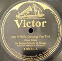Say It While Dancing / I'm Just Wild About Harry | Very Good Plus (VG+) Generic