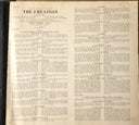 The Creation (Die Schöpfung) | Very Good Plus (VG+) Very Good (VG)