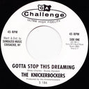 The Knickerbockers - Gotta Stop This Dreaming / I Want A Girl For Christmas (7" VINYL) | Mint (M) Mint (M)