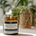 Malicious Women Co. They Call Me Grandma Because 'Partner In Crime' Is Inappropriate 9 oz Soy Wax Candle Aromatherapy Stress Relief Funny Gift Amber Jar USA