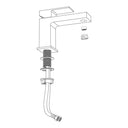Aquaterior 6.5" Bathroom Faucet Single Handle Brushed Nickel
