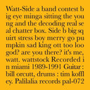 Recorded in Miami 1989-1991 |