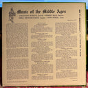 Collegium Musicum, Krefeld - Music Of The Middle Ages | Excellent (EX) Near Mint (NM)