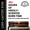 STFU I'm Reading | Scent: Sugared Pine | 9oz Funny Candle | Malicious Women Co